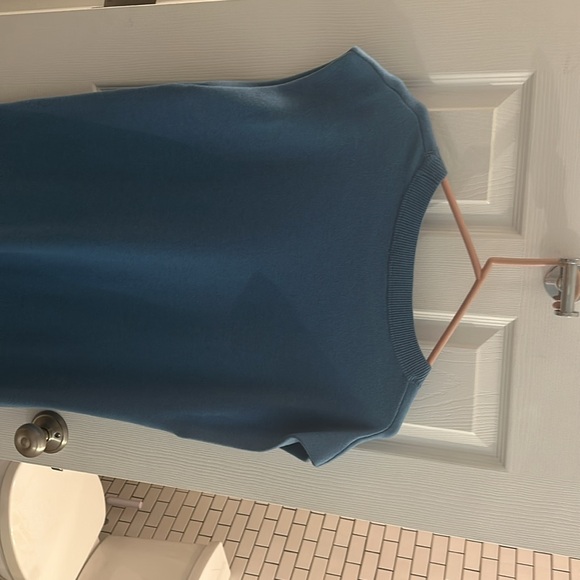 Blue Anthropologie Maeve muscle column dress with pockets (only worn once) - Picture 5 of 5